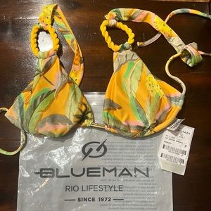 Brazilian Banana Bikini Top, size small